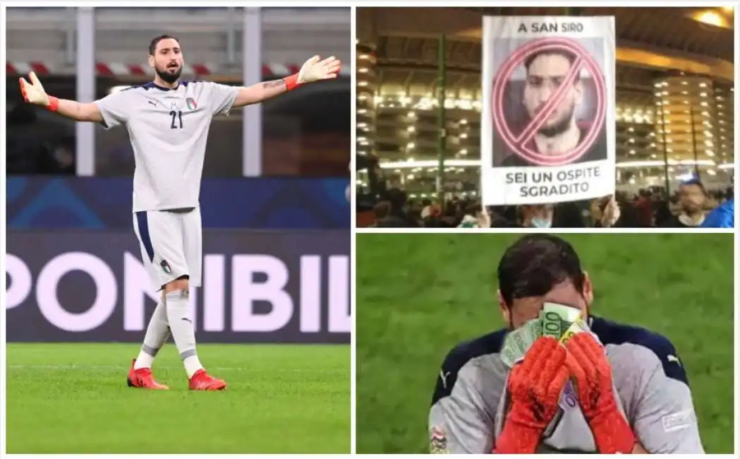 gigio donnarumma contestato dai tifosi a san siro