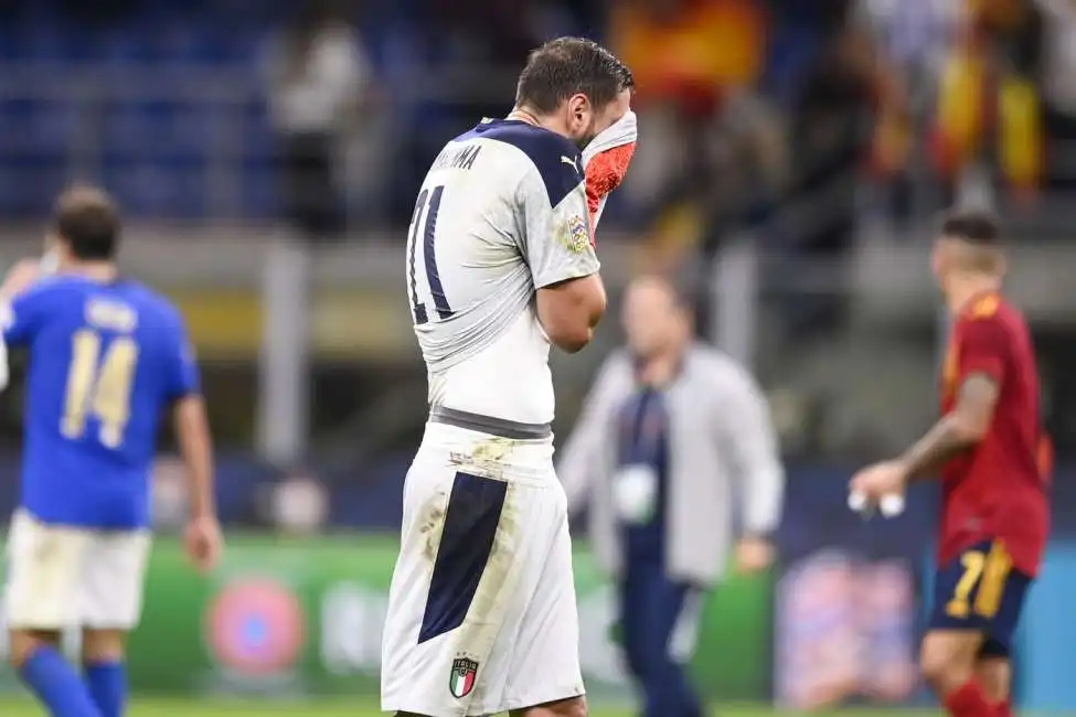 gigio donnarumma contestato durante italia spagna a san siro 1