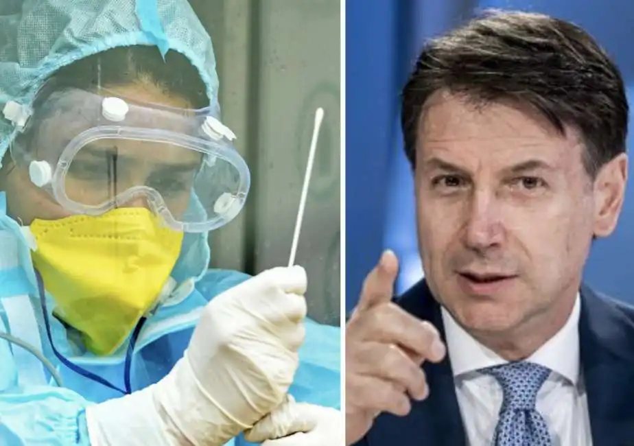 giuseppe conte tampone tamponi 