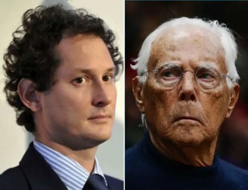 john elkann giorgio armani