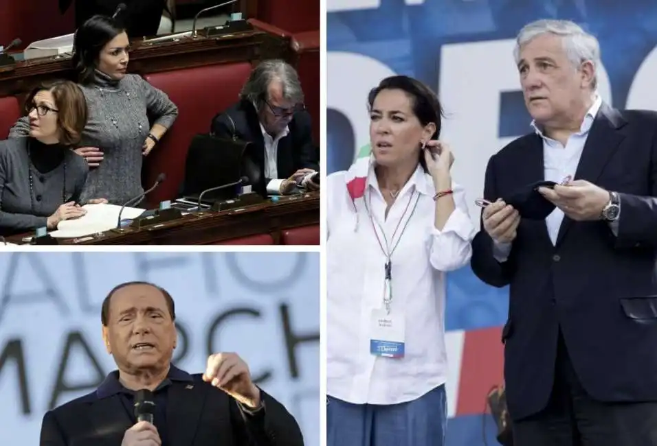 maria stella gelmini mara carfagna renato brunetta silvio berlusconi antonio. tajani licia ronzulli