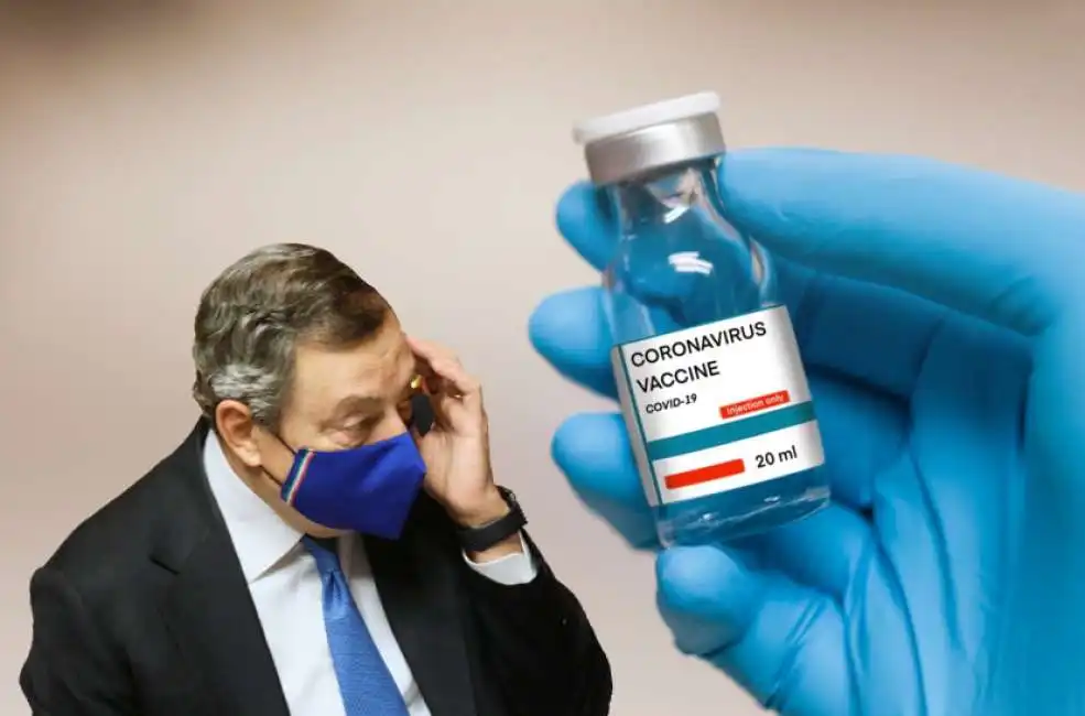 mario draghi vaccini vaccino covid coronavirus 