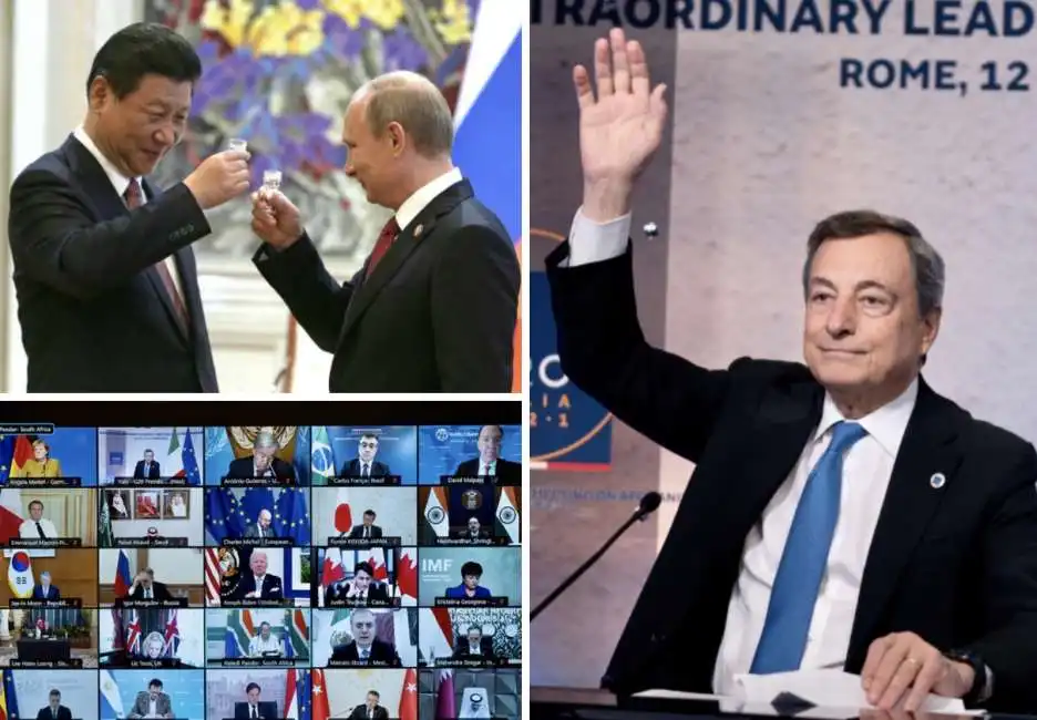 mario draghi xi jinping vladimir putin g20 afghanistan