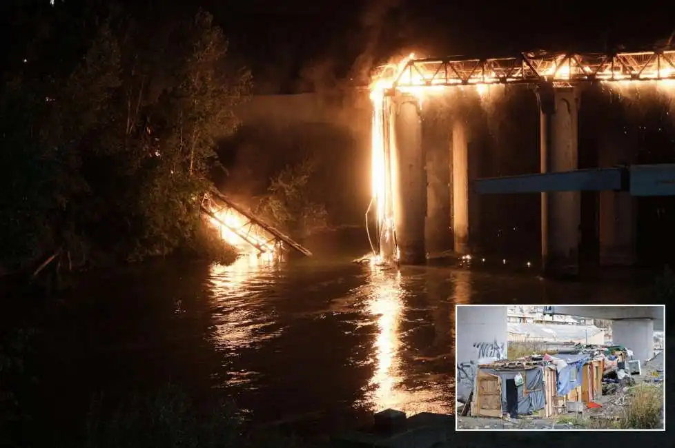 ponte di ferro baracche baraccopoli bidonville roma 