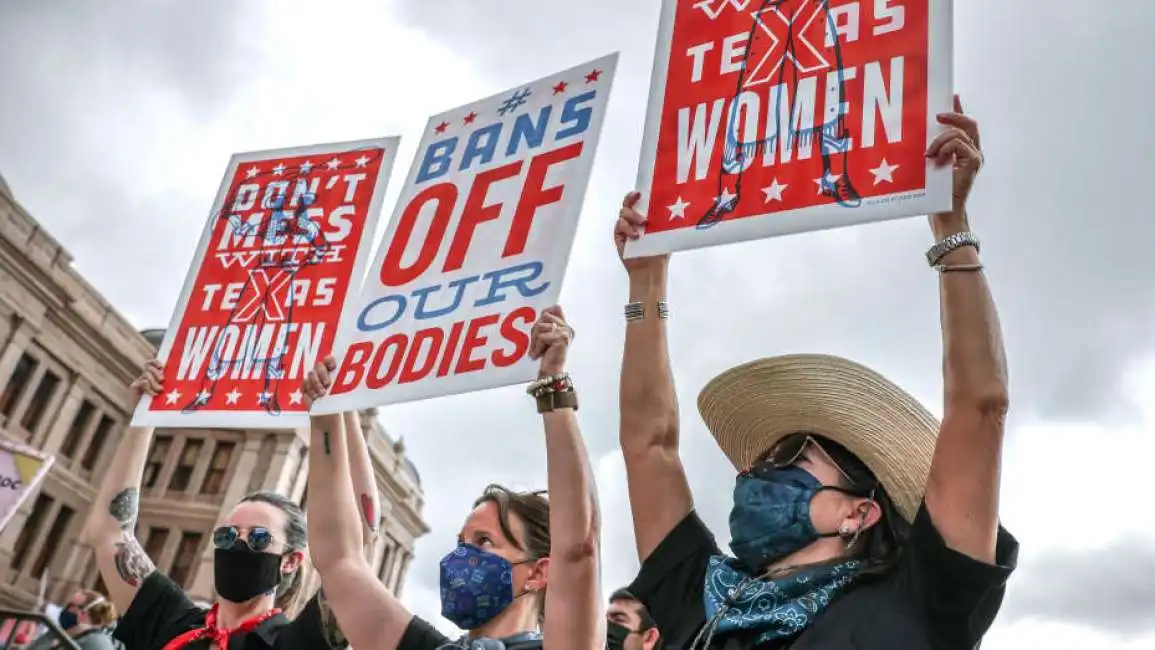 proteste contro aborto in texas