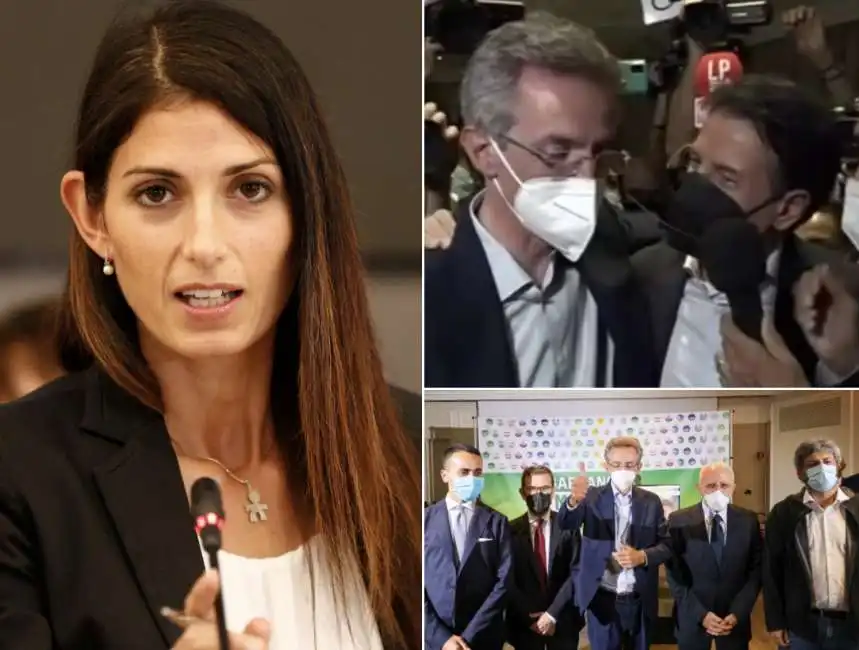 virginia raggi giuseppe conte gaetano manfredi luigi di maio roberto fico peppe provenzano vincenzo de luca 