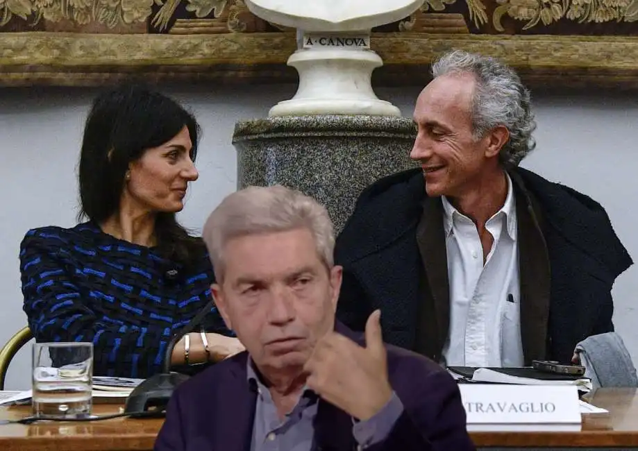 virginia raggi marco travaglio antonio padellaro