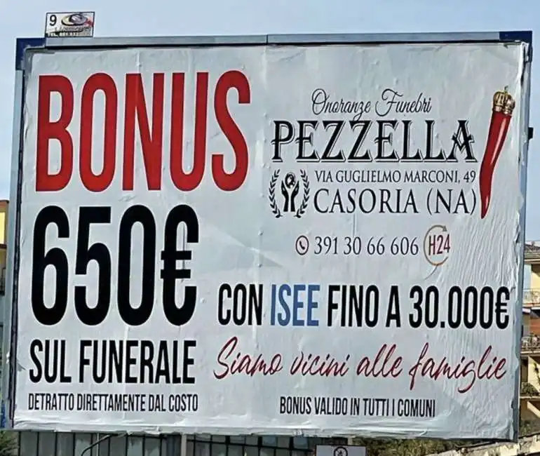 bonus funerale 2