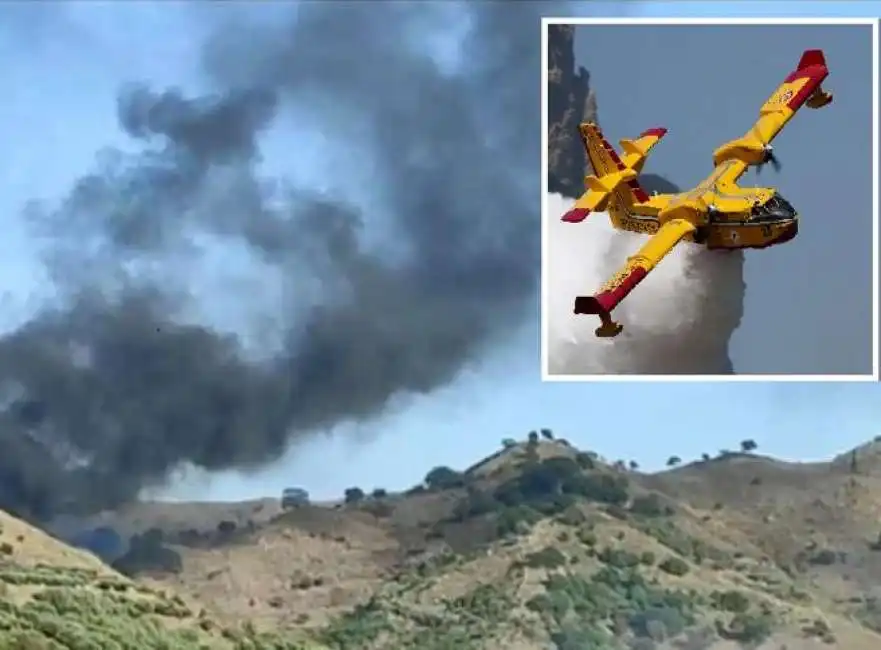 canadair precipita e si schianta sull etna