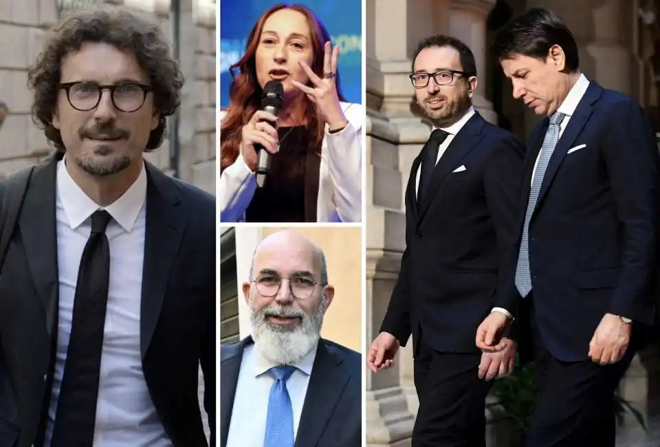 danilo toninelli paola taverna vito crimi alfonso bonafede giuseppe conte 