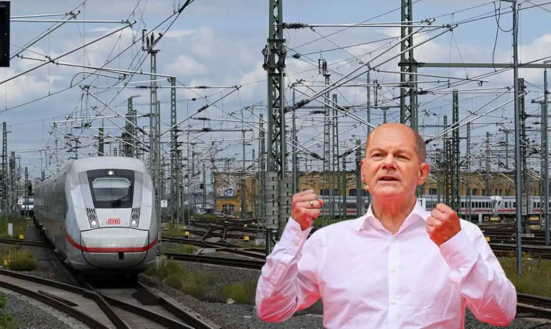 ferrovie tedesche olaf scholz treni germania 