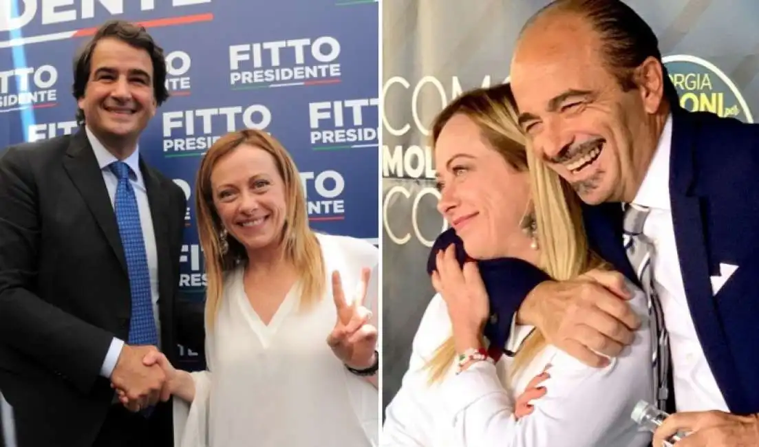 giorgia meloni alessio butti raffaele fitto