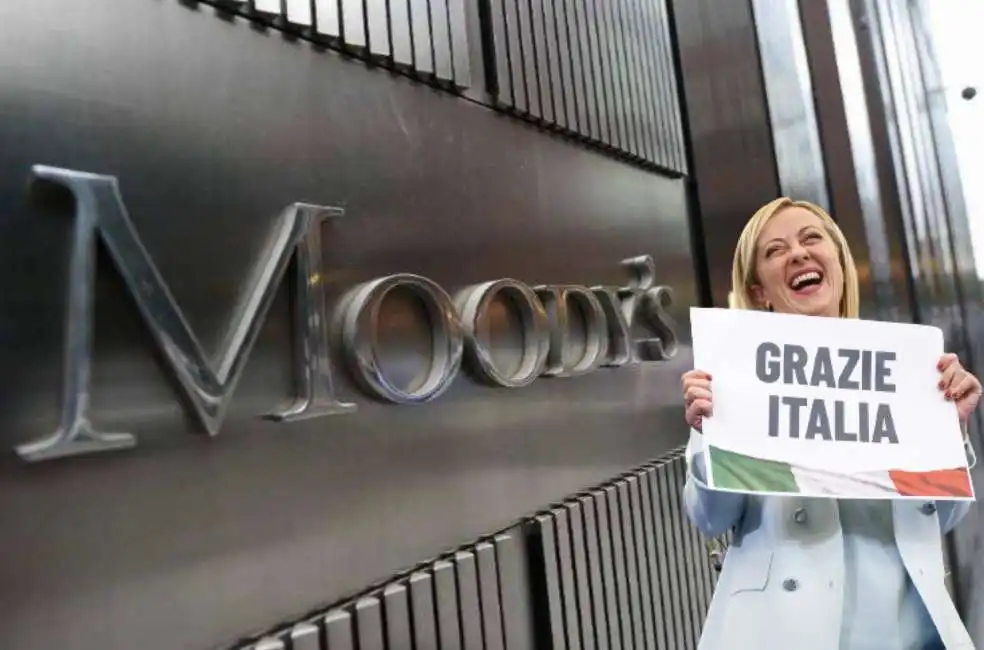 giorgia meloni moody's moodys 