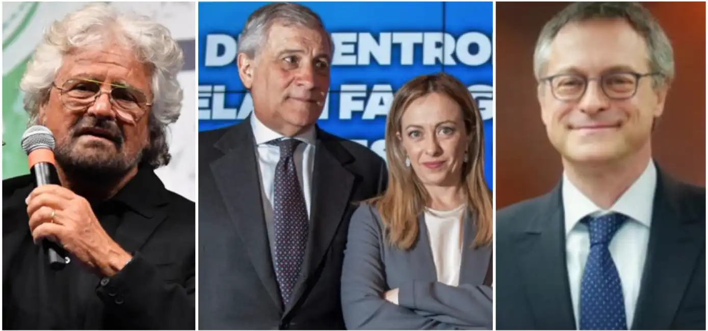 grillo tajani meloni bonomi