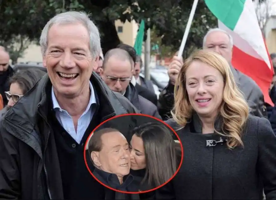 guido bertolaso giorgia meloni silvio berlusconi licia ronzulli 