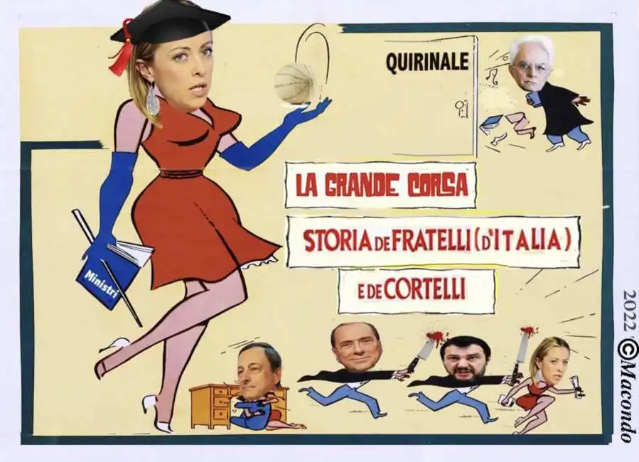 il totoministri di giorgia meloni by macondo sergio mattarella mario draghi salvini berlusconi 