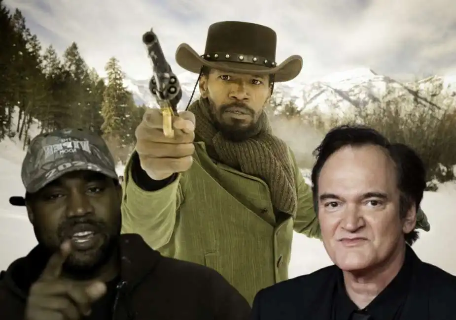 kanye west quentin tarantino jamie foxx django unchained