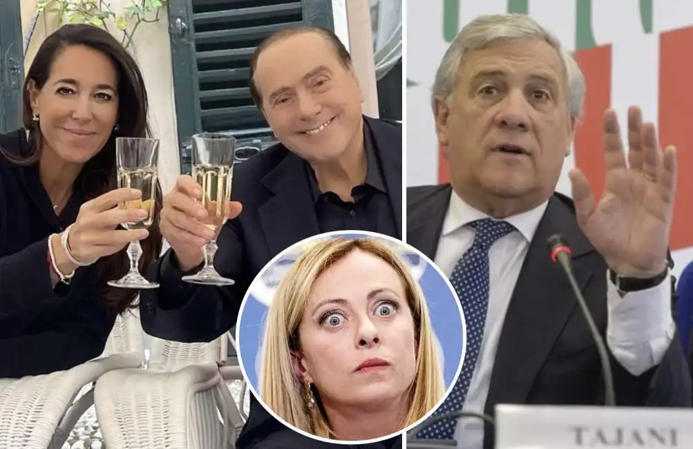 licia ronzulli silvio berlusconi giorgia meloni antonio tajani 