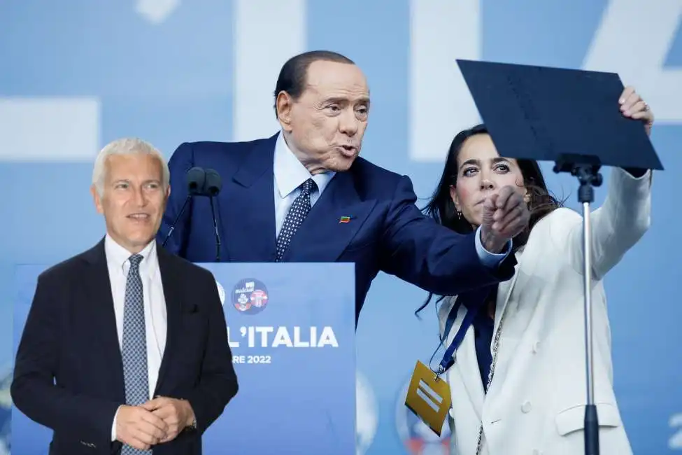 maurizio belpietro licia ronzulli silvio berlusconi 