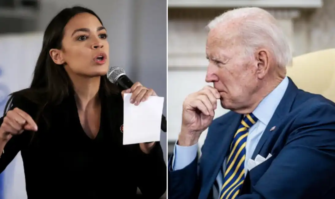 ocasio cortez joe biden