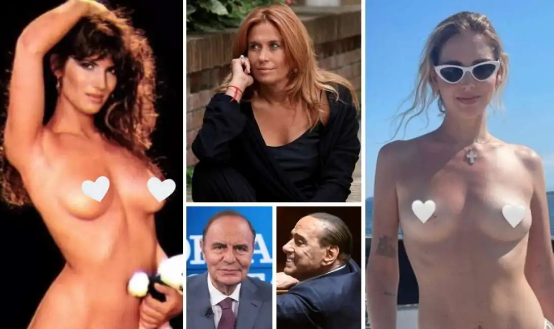 pamela prati chiara ferragni monica maggioni bruno vespa silvio berlusconi 