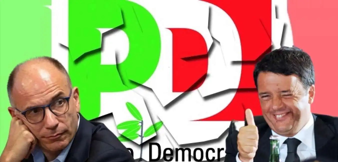 pd enrico letta mateo renzi 