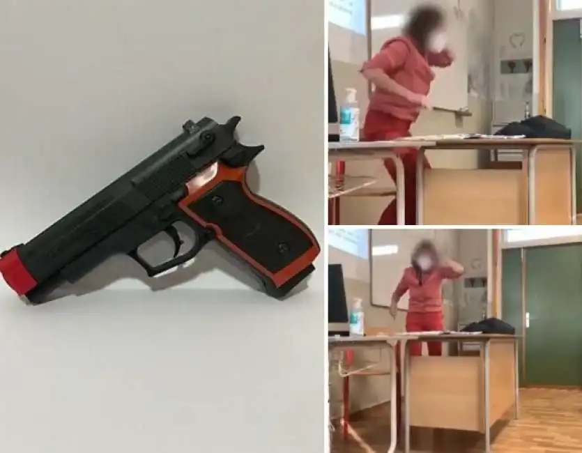 professoressa colpita in classe da pistola ad aria compressa rovigo