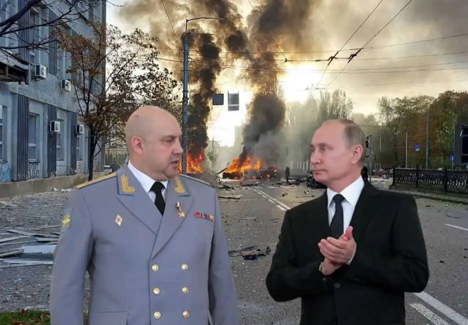 sergei surovikin vladimir putin attacco kiev