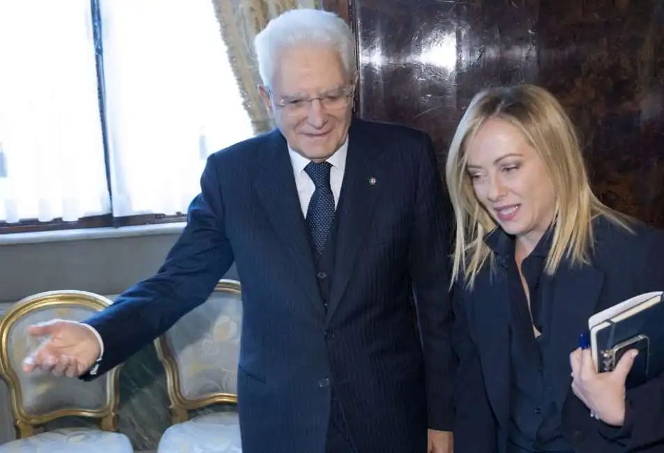 sergio mattarella giorgia meloni 