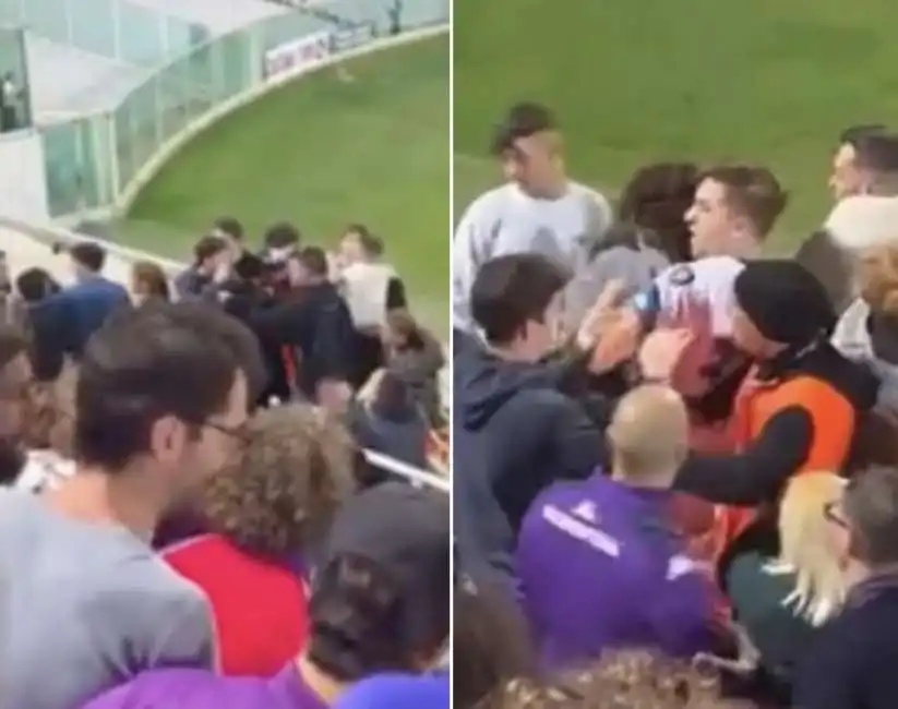 tifoso inter aggredito stadio franchi firenze fiorentina