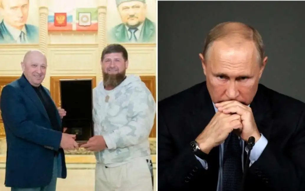 vladimir putin ramzan kadyrov evgenij prigozhin