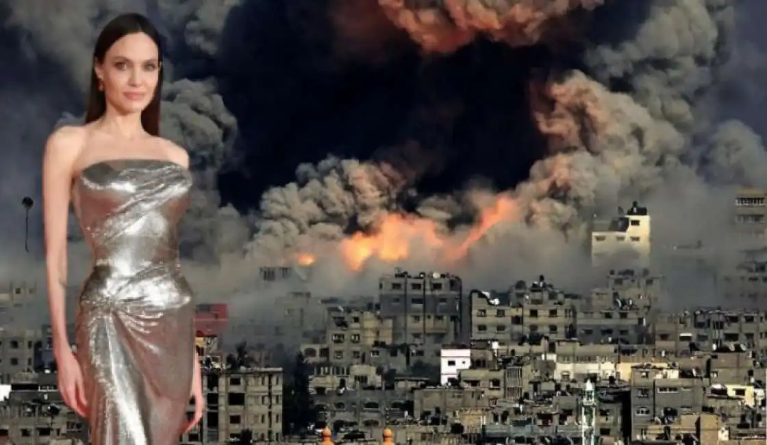 angelina jolie gaza israele hamas