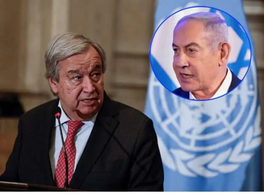 antonio guterres onu nazioni unite israele benjamin netanyahu