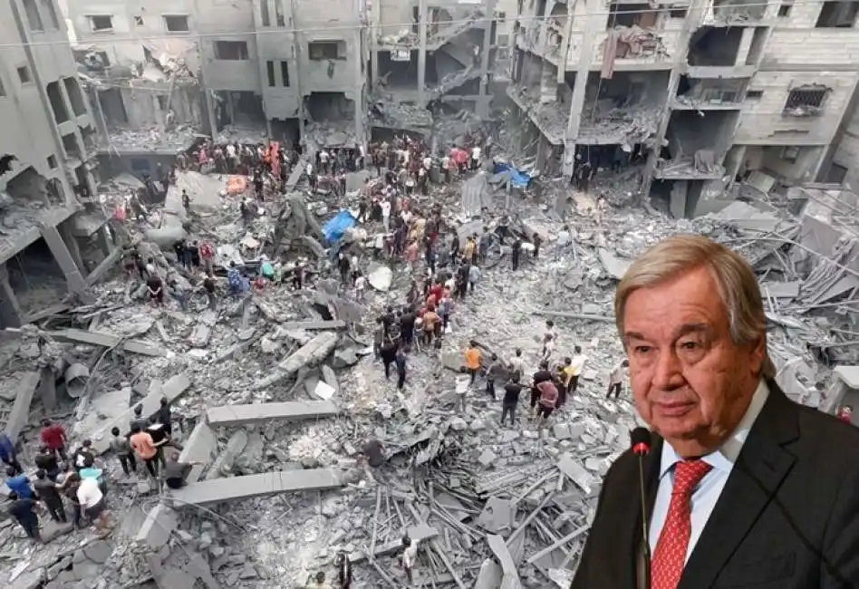 antonio guterres striscia di gaza israele 