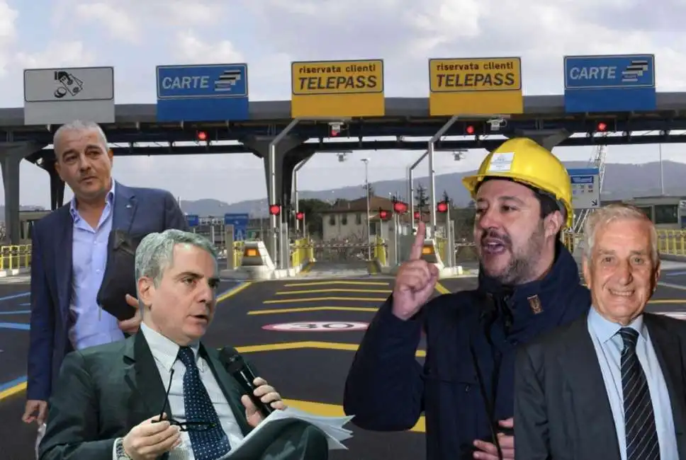 autostrade per l italia matterino dogliani giovambattista fazzolari matteo salvini fininc 