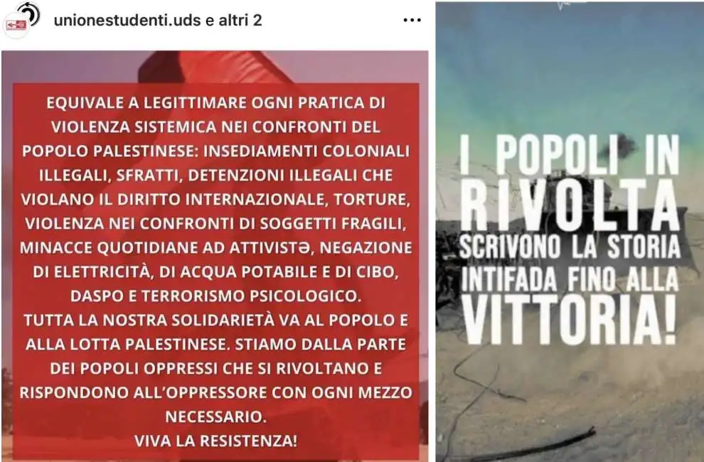 collettivi milano manzoni hamas tel aviv liceo 