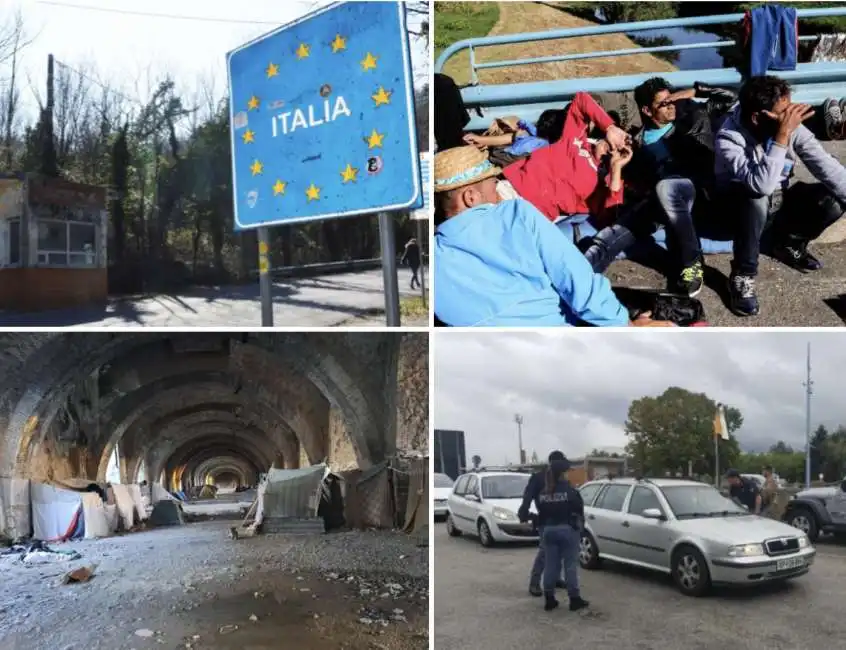 confine slovenia italia migranti frontiera 