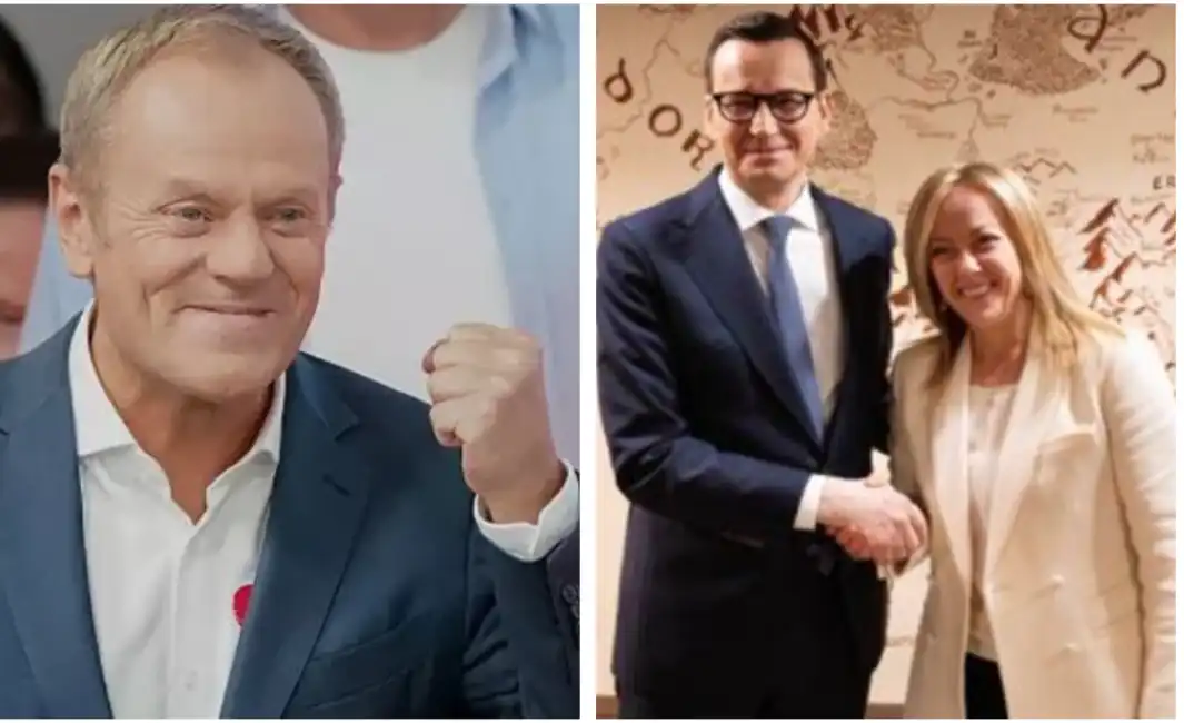 donald tusk morawiecki meloni