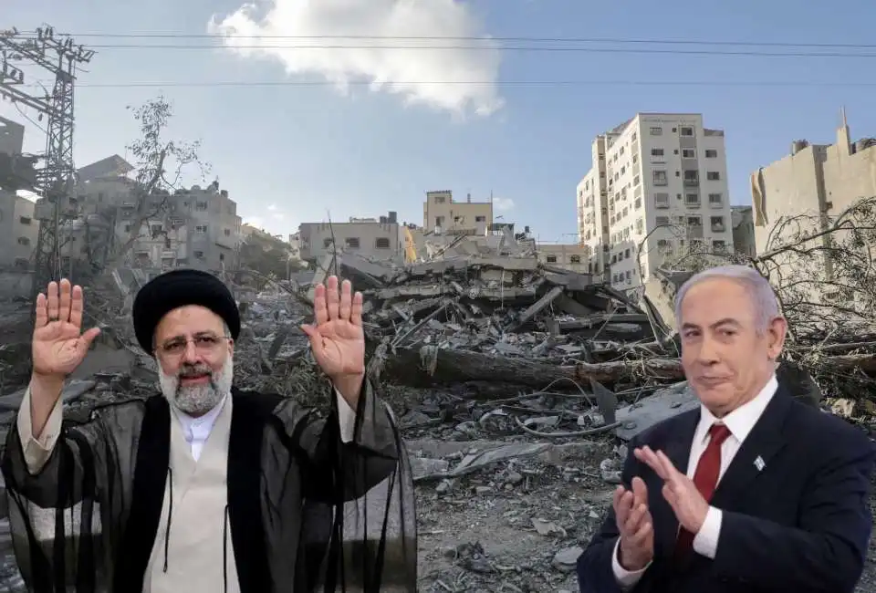 ebrahim raisi benjamin netanyahu gaza israele iran 