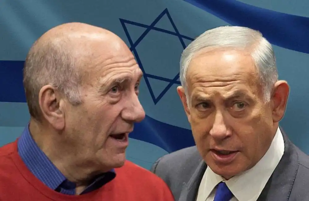 ehud olmert netanyahu