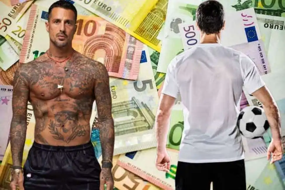 fabrizio corona calcio soldi scommesse