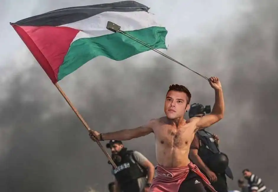 fedez gaza palestinesi palestina 