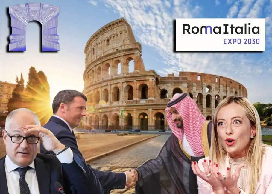 giorgia meloni bin salman roberto gualtieri roma expo 2030 