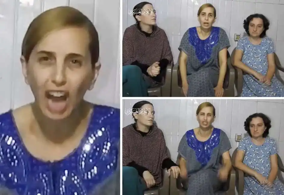 il video delle tre donne ostaggio diffuso da hamas 