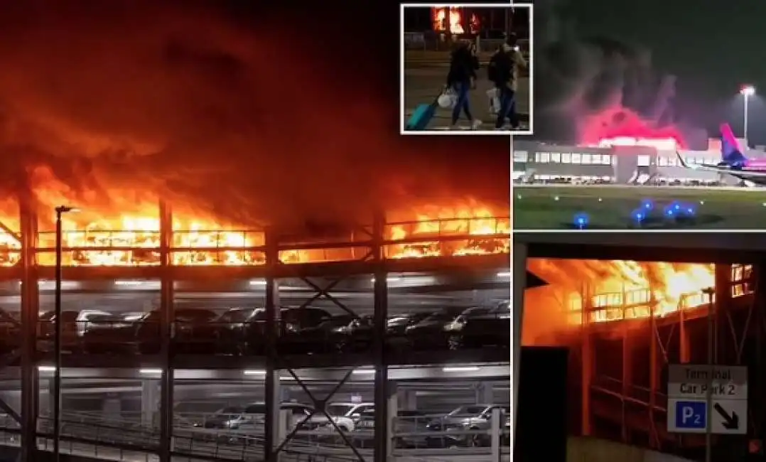 incendio aeroporto luton 5