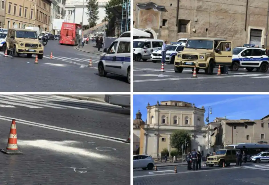 incidente in centro a roma