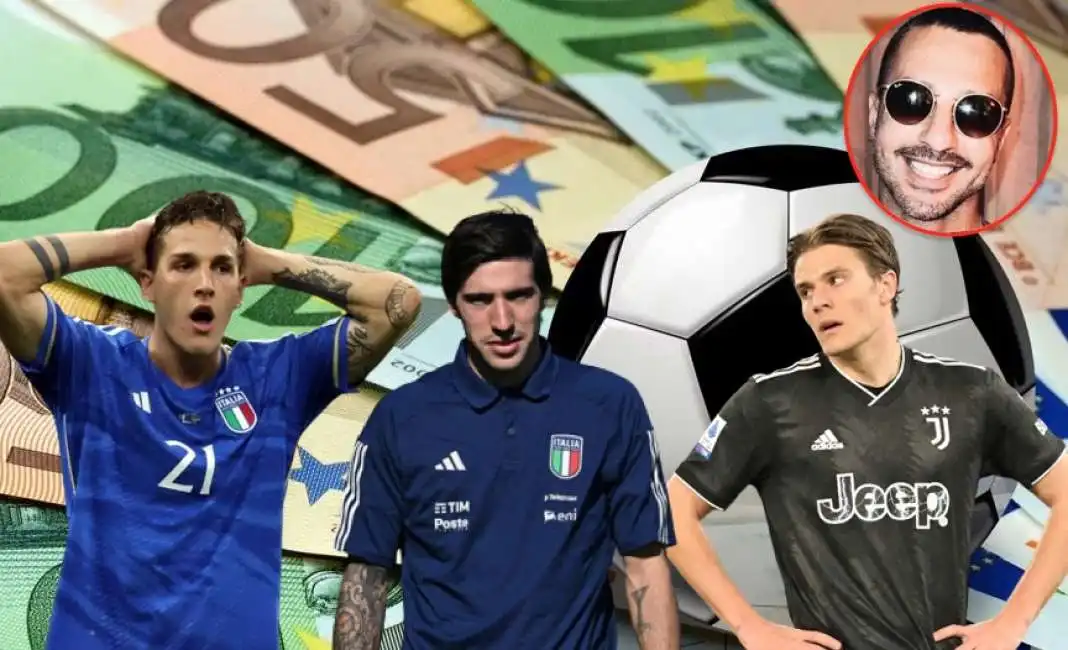 nicolo zaniolo fagioli sandro tonali fabrizio corona 