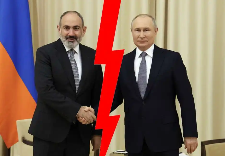 nikol pashinyan vladimir putin armenia russia 