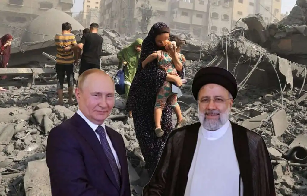 putin raisi gaza