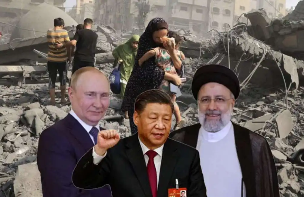 putin raisi gaza xi jinping